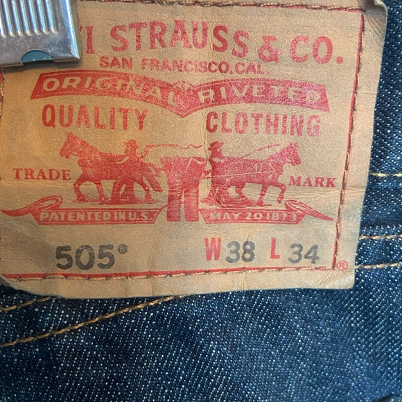 VTG Levi’s 505 red tab men’s straight leg jeans - Picture 6 of 8